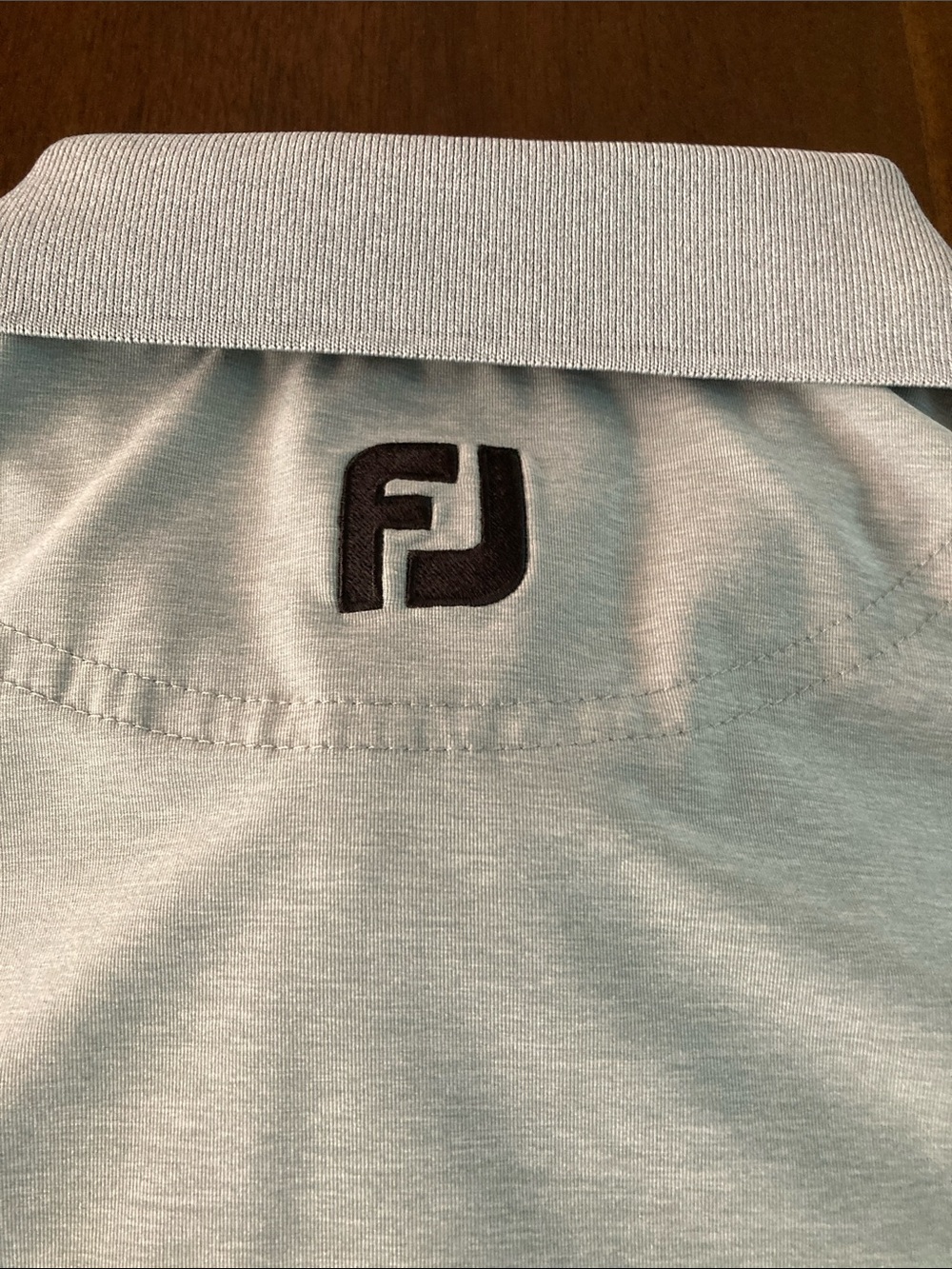 Footjoy Titleist Men’s Pale Green Gray Golf Polo with Embroidered Logo - Picture 8 of 9